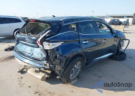 2015 Nissan Murano S/Sl/Sv/Platinum из США, поврежденный, VIN 5N1AZ2MG8FN229174